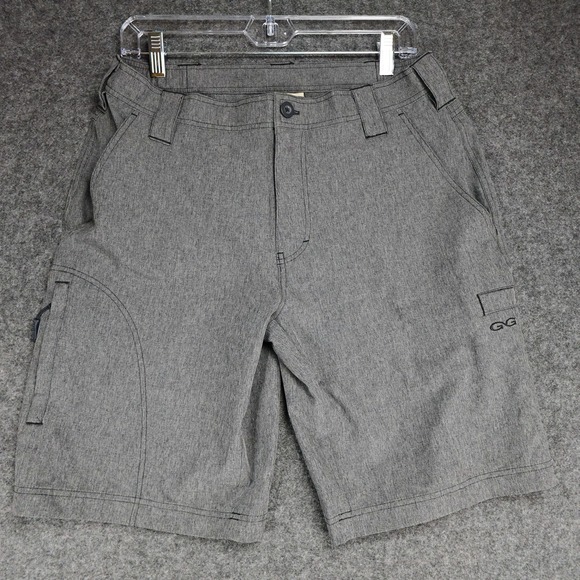 Game Guard Shorts Men Small Gray Cargo Outdoors 3001 Hiking Fishing UPF 30+ - Picture 1 of 7